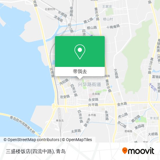三盛楼饭店(四流中路)地图