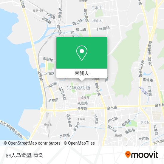 丽人岛造型地图