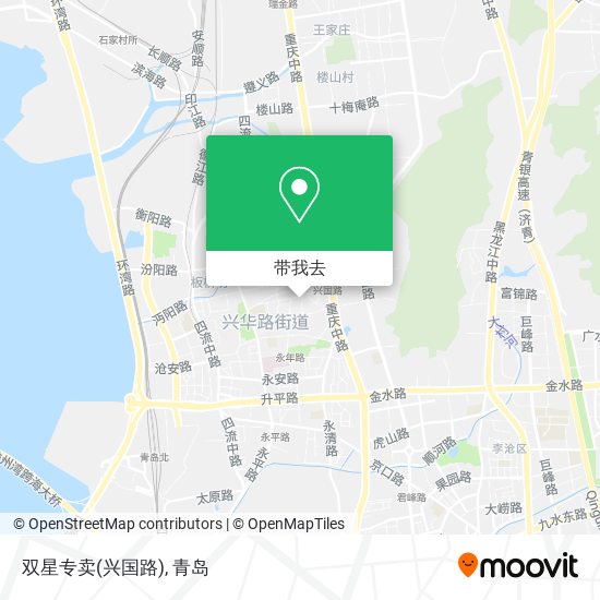 双星专卖(兴国路)地图