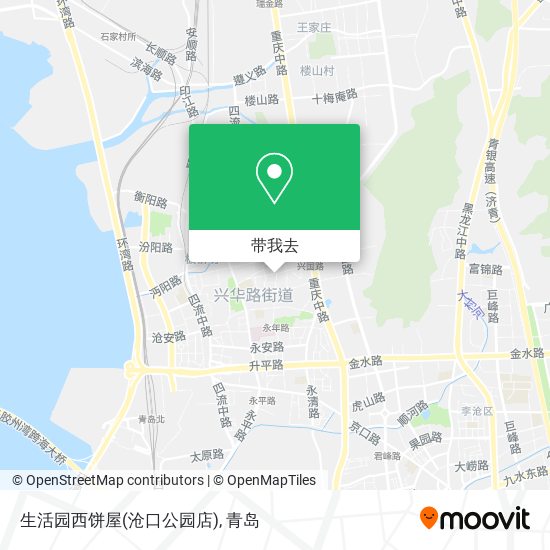 生活园西饼屋(沧口公园店)地图