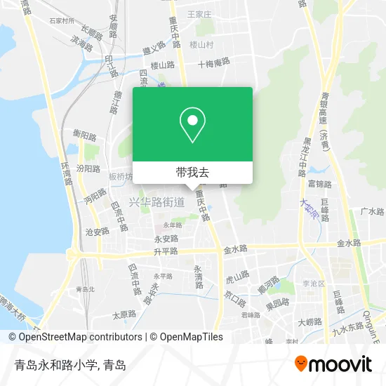 青岛永和路小学地图
