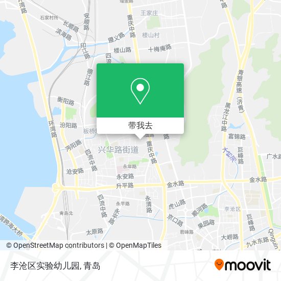 李沧区实验幼儿园地图