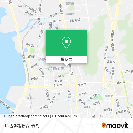 腾达前程教育地图