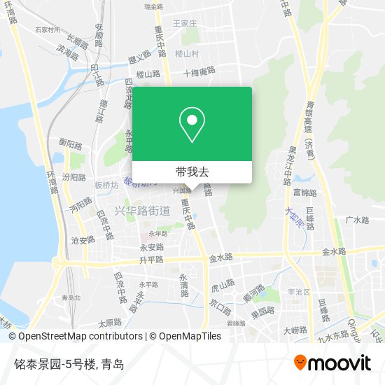 铭泰景园-5号楼地图