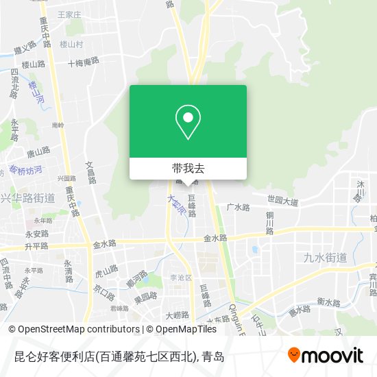 昆仑好客便利店(百通馨苑七区西北)地图