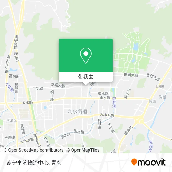 苏宁李沧物流中心地图