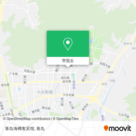 青岛海樽客宾馆地图