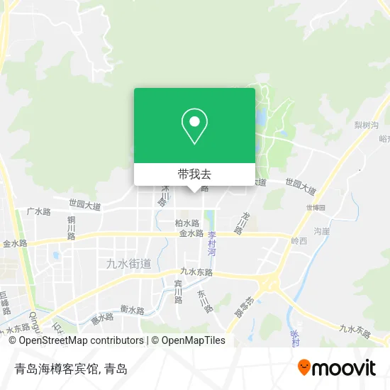 青岛海樽客宾馆地图