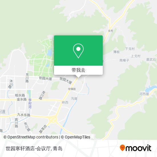 世园寒轩酒店-会议厅地图