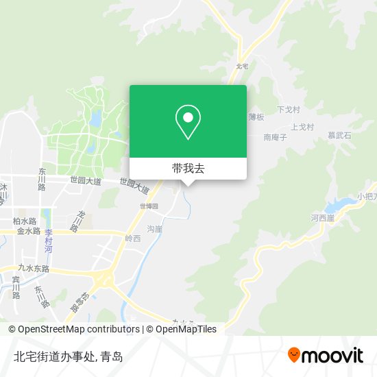 北宅街道办事处地图