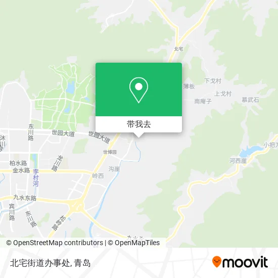 北宅街道办事处地图