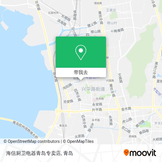 海信厨卫电器青岛专卖店地图