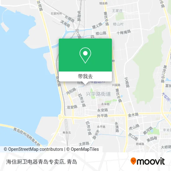 海信厨卫电器青岛专卖店地图