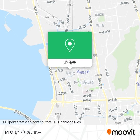 阿华专业美发地图