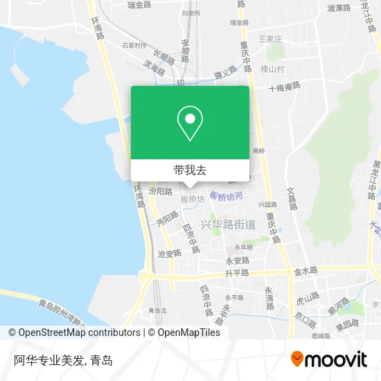 阿华专业美发地图