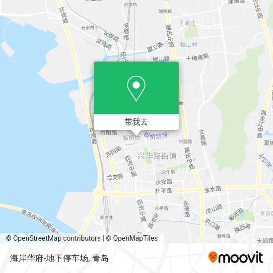 海岸华府-地下停车场地图