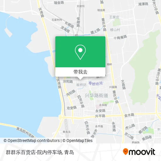 群群乐百货店-院内停车场地图