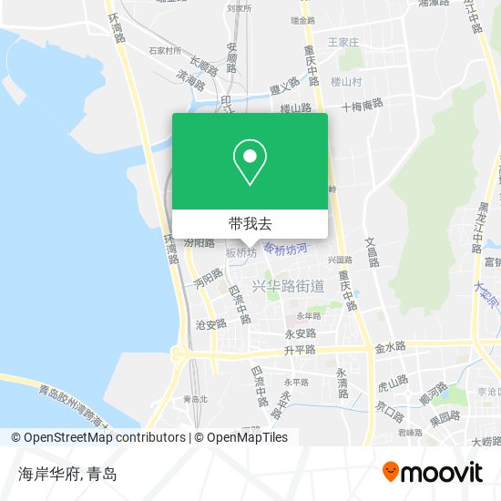 海岸华府地图