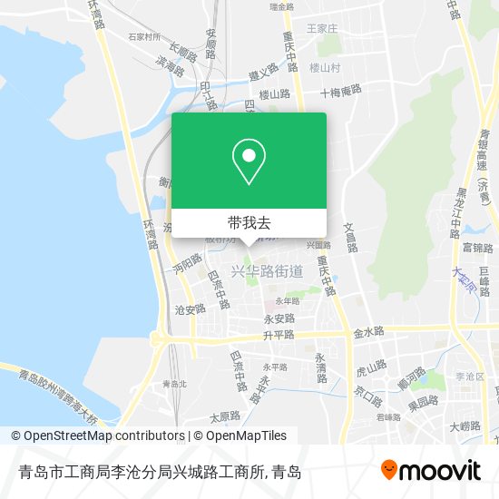 青岛市工商局李沧分局兴城路工商所地图