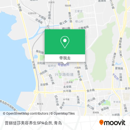 普丽缇莎美容养生SPA会所地图
