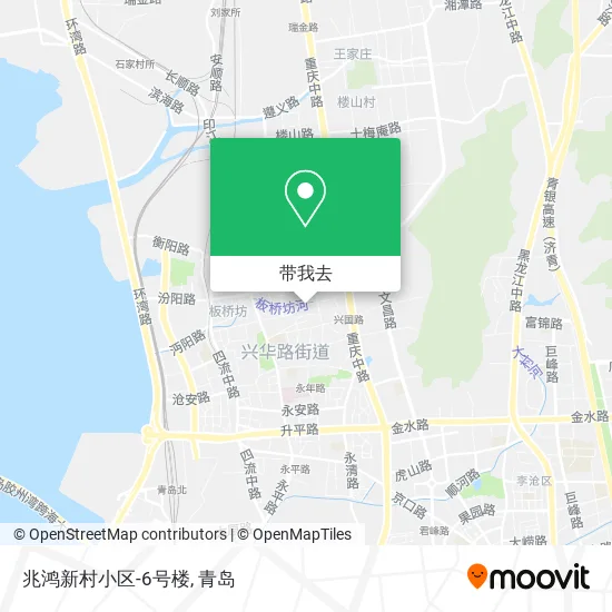 兆鸿新村小区-6号楼地图