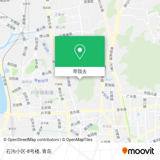 石沟小区-8号楼地图