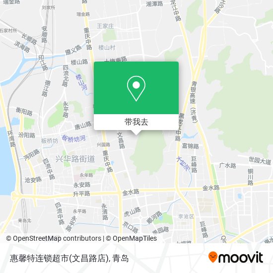 惠馨特连锁超市(文昌路店)地图