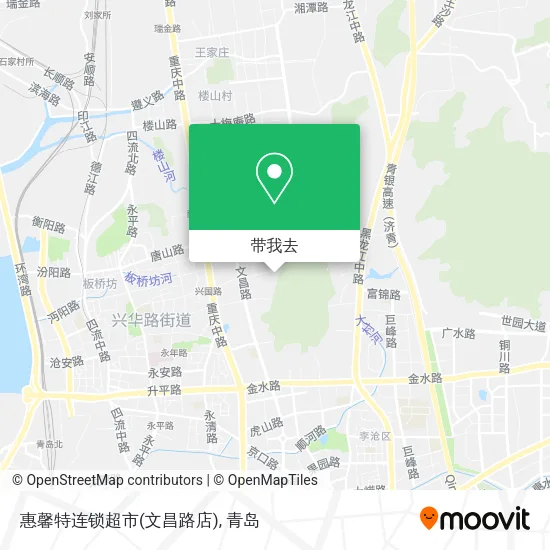 惠馨特连锁超市(文昌路店)地图