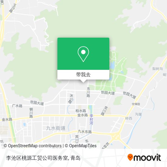 李沧区桃源工贸公司医务室地图