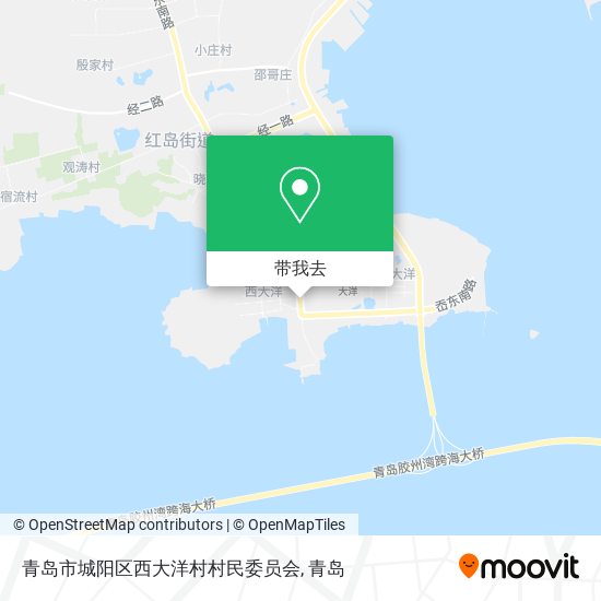 青岛市城阳区西大洋村村民委员会地图