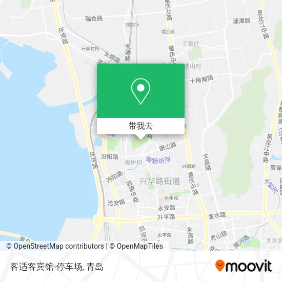 客适客宾馆-停车场地图