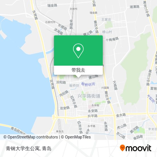 青钢大学生公寓地图