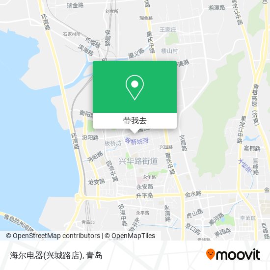 海尔电器(兴城路店)地图