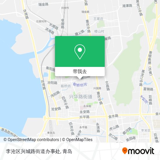 李沧区兴城路街道办事处地图