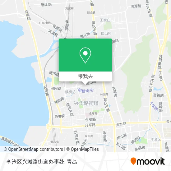 李沧区兴城路街道办事处地图