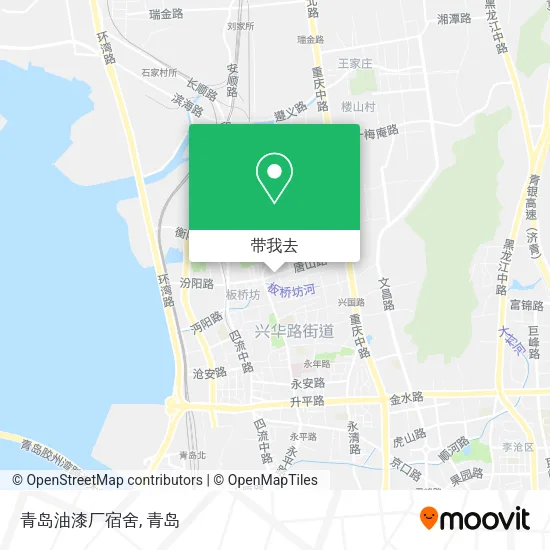 青岛油漆厂宿舍地图
