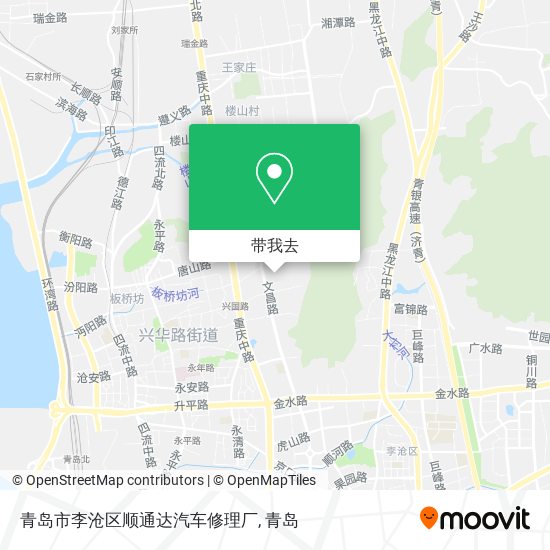 青岛市李沧区顺通达汽车修理厂地图