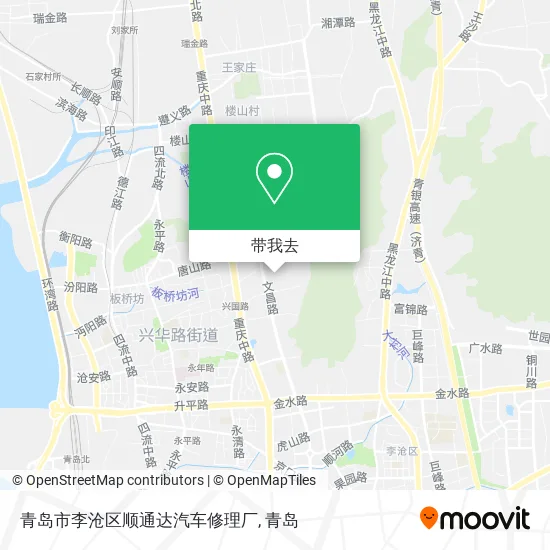 青岛市李沧区顺通达汽车修理厂地图