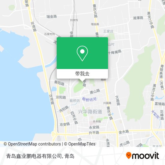 青岛鑫业鹏电器有限公司地图