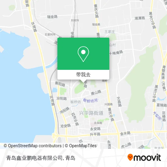 青岛鑫业鹏电器有限公司地图