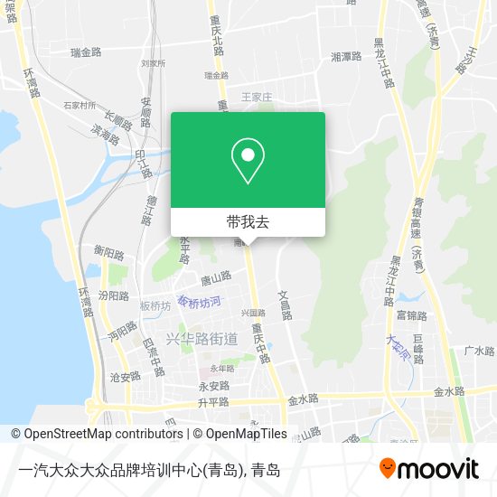 一汽大众大众品牌培训中心(青岛)地图