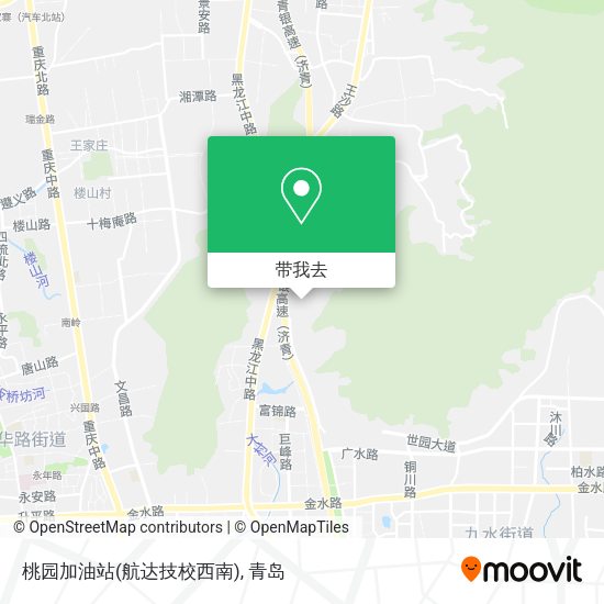 桃园加油站(航达技校西南)地图