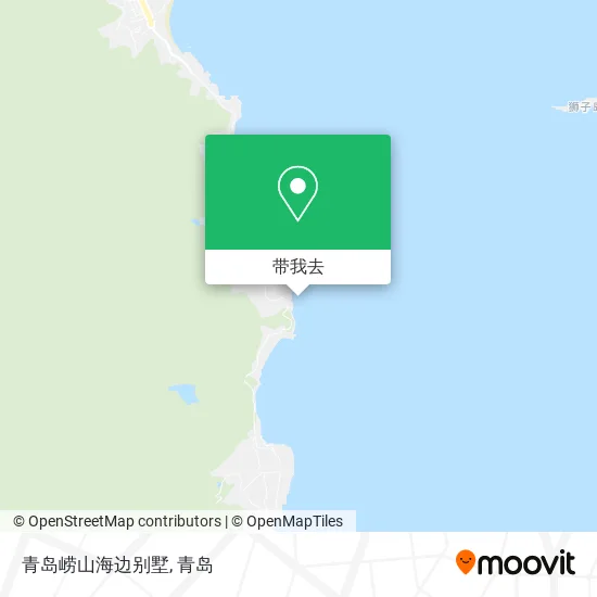 青岛崂山海边别墅地图