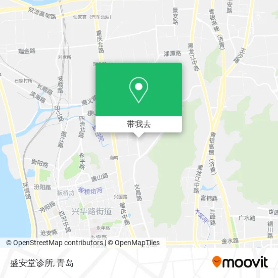 盛安堂诊所地图