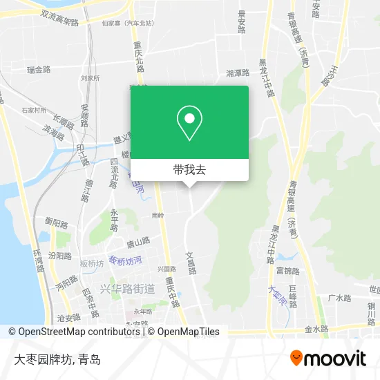 大枣园牌坊地图