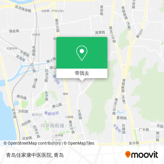 青岛佳家康中医医院地图