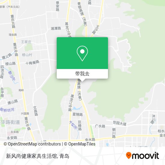 新风尚健康家具生活馆地图