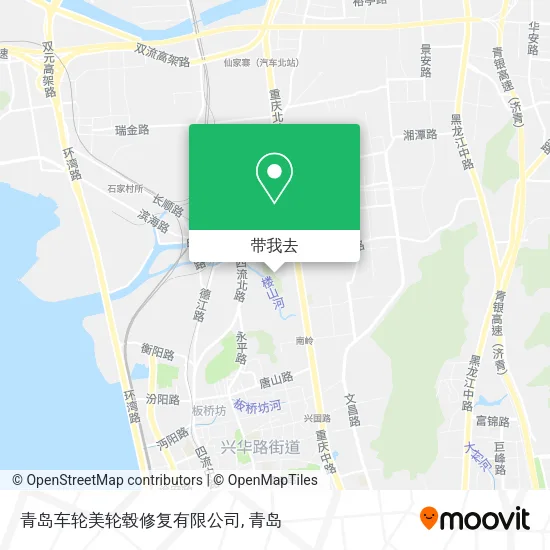 青岛车轮美轮毂修复有限公司地图