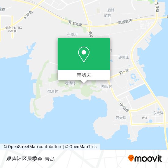 观涛社区居委会地图