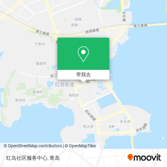 红岛社区服务中心地图